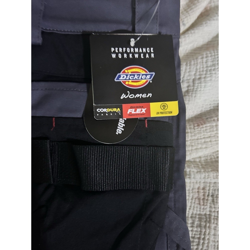 Dickies Performance Workwear Pants Womens 10R Gray Utility Straight Leg NEW - Picture 4 of 7